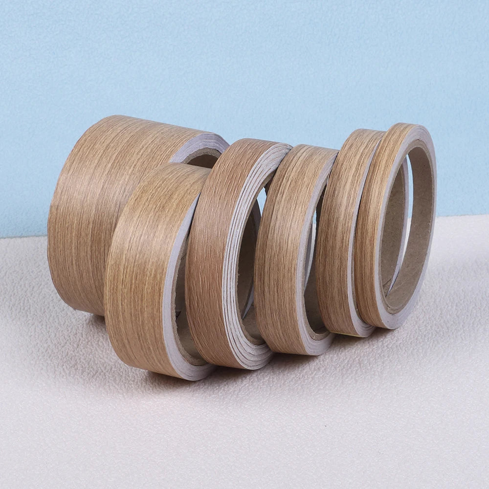 1Roll 10m Furniture Self-adhesive Edge Banding Tape Wood Grain for Refurbishment Cabinets Seams Repair Door Frames Wall Decor Zpaxo 1 Roll 3CM x 10M