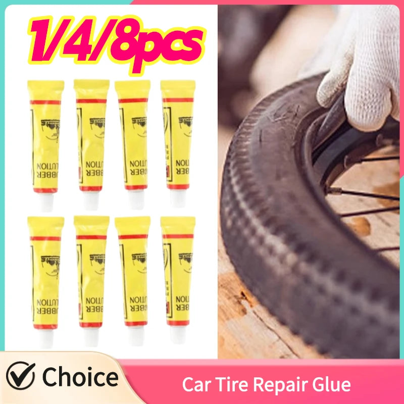 Car Tire Repair Glue – Waterproof & Heat Resistant (1/4/8 Pack) Tire Repair Glue Zpaxo