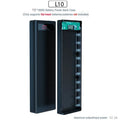 DIY Power Bank 10 slots 18650 Battery Holder Battery Box Micro Type C Dual USB Ports Mobile Phone Charger 18650 Powerbank Case Zpaxo 10 Slot Black