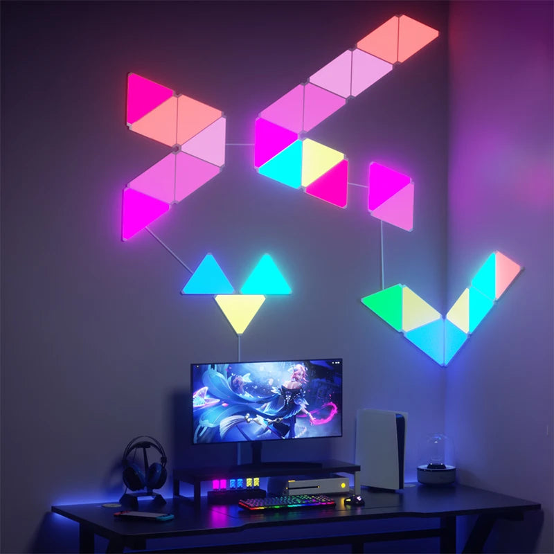 Wifi Bluetooth App Control Music Sync Lamp Ultra Smart Home Lights Zpaxo