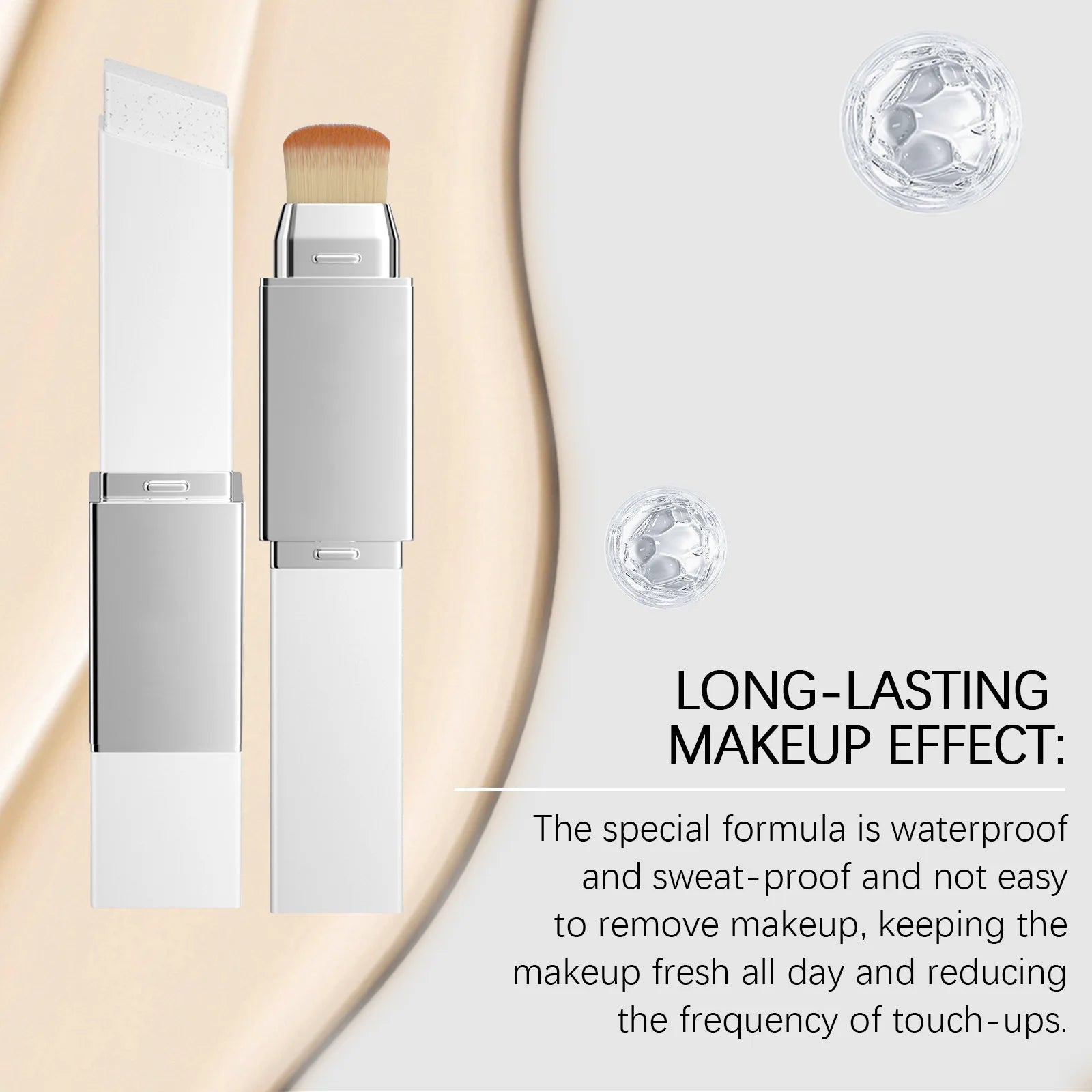 2-in-1 Color Changing Foundation & Concealer | All Skin Types Foundation Concealer Zpaxo