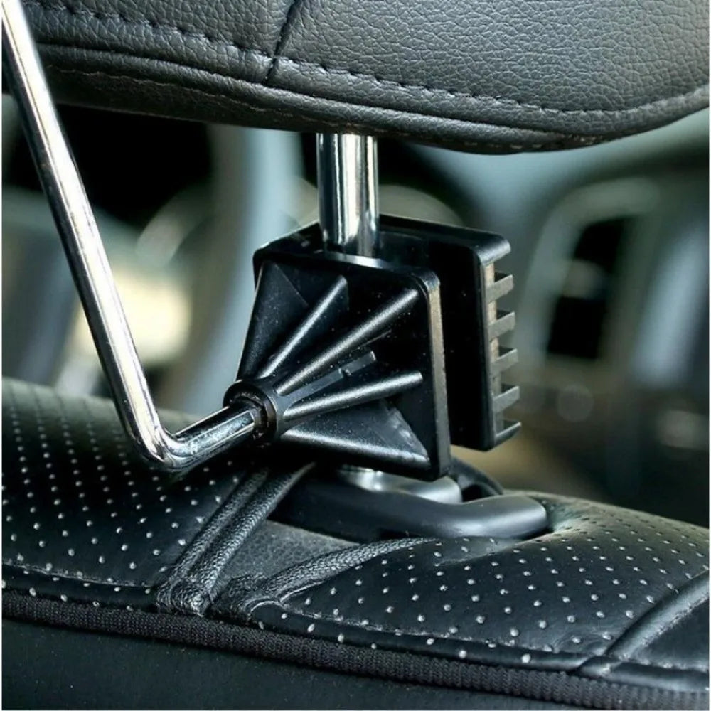 Universal Car Clothes Rack Stainless Steel Extendable Jacket Suit Coat Hanger Quick Installation Space-Saving Zpaxo