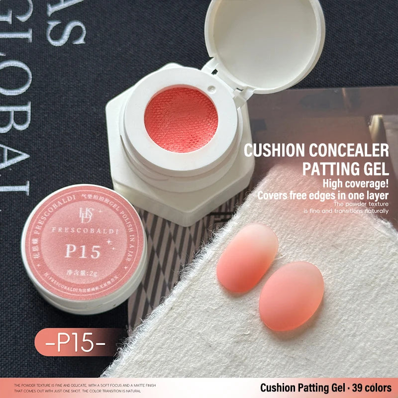 39 Colors Cushion Ombre Painting Nail Gel No Wipe Highly Saturated