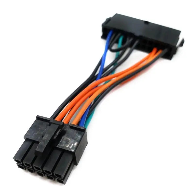 652F Power Supply Cable Cord 24-Pin Female 10-Pin Male Adapter Zpaxo