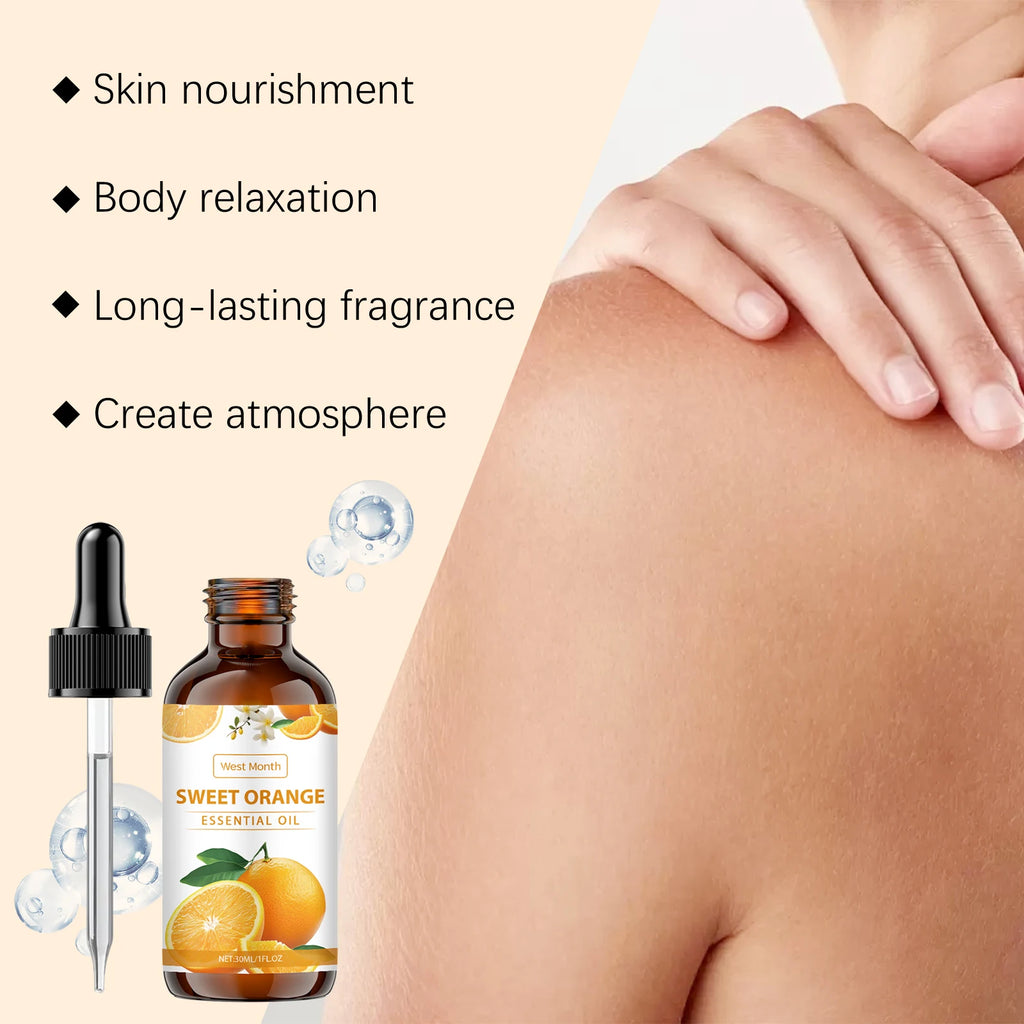 Sweet Orange Essential Oil – Body Massage & Hydrating Skin Care Essential Oil Zpaxo
