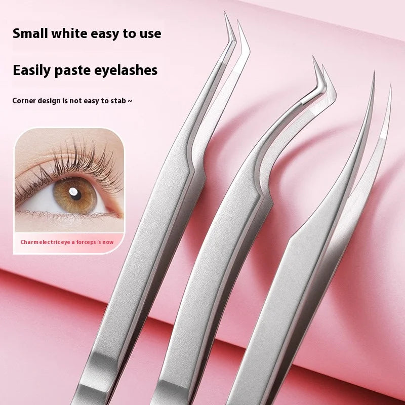 Precision Eyelash Tweezers Professional Beauty Grafting