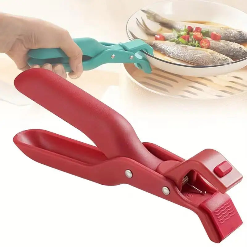 Multi-Function Anti-Scald Bowl Clip, Heat-Resistant Non-Slip Grip for Dishes, Kitchen Essential Zpaxo