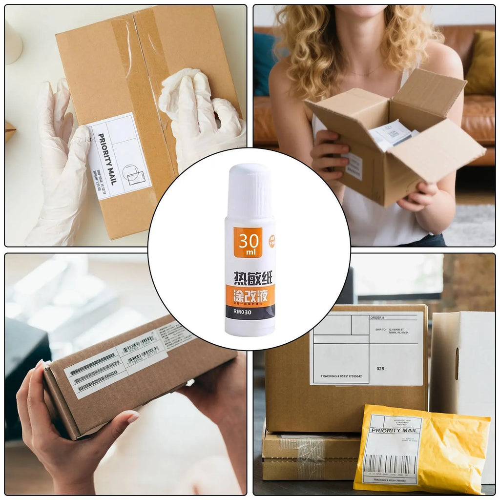 Thermal Paper Correction Fluid Fast-drying Privacy Protection Parcel