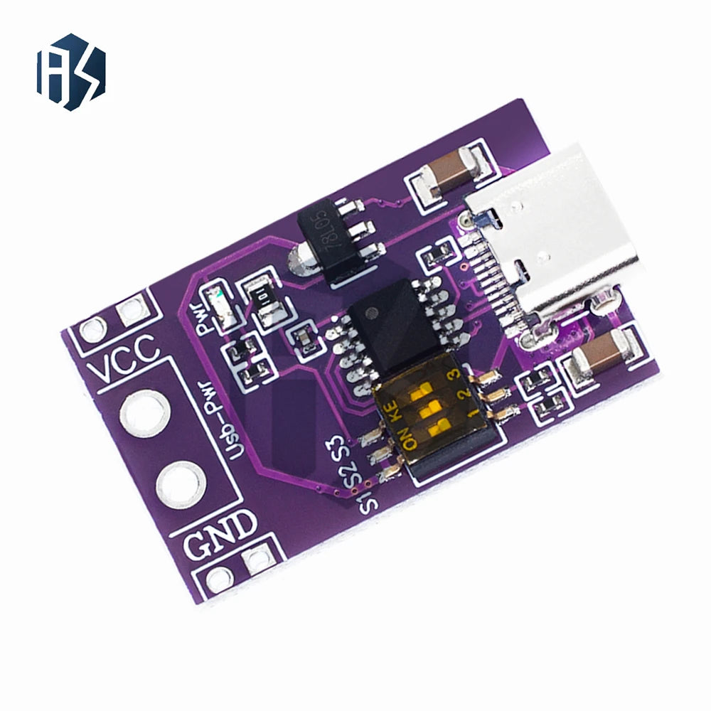 Type-C QC AFC PD2.0 PD3.0 To DC Spoof Scam Fast Charge Trigger Polling Detector USB-PD Notebook Power Supply Change Board Module Zpaxo