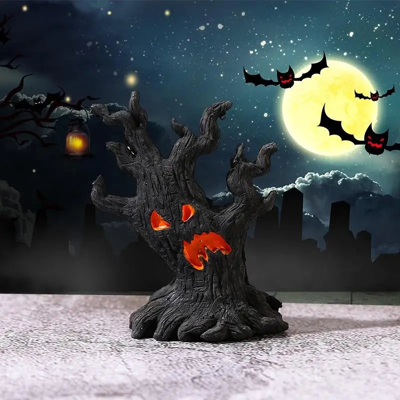 Micro Landscape Halloween Dryad Ornaments Mini Dryad Shape Craft Resin Ornament For Halloween Party Horror Atmosphere Home Decor Zpaxo