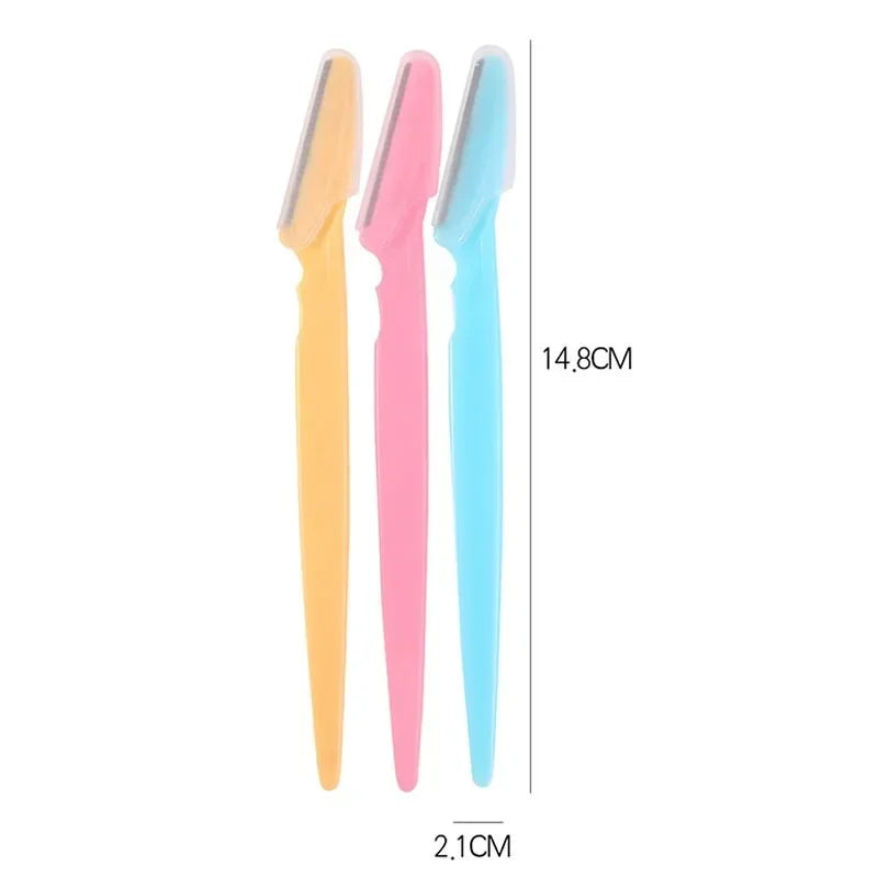 1- Eyebrow Trimmer Razor Safety Eye Brow Shaping Knife Portable