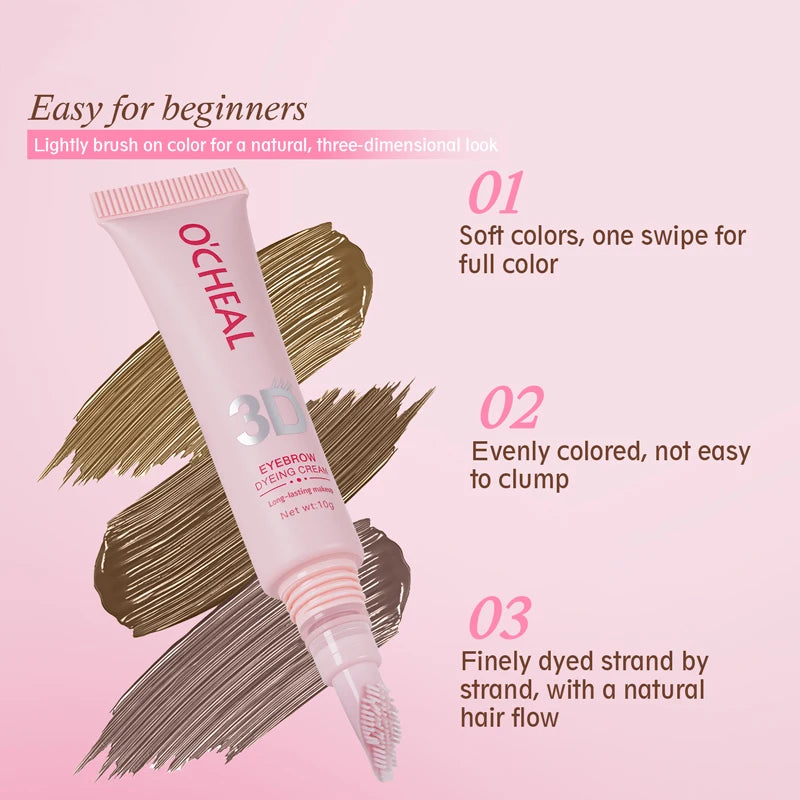 Durable Anti-smudging Eyebrow Dye Lightweight Long-lasting Shaping