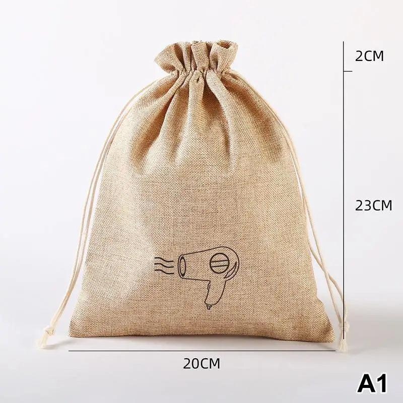 Hair Dryer Storage Bag – Drawstring Travel Bag for Hair Tools Hair Tool Storage Bag Zpaxo A1