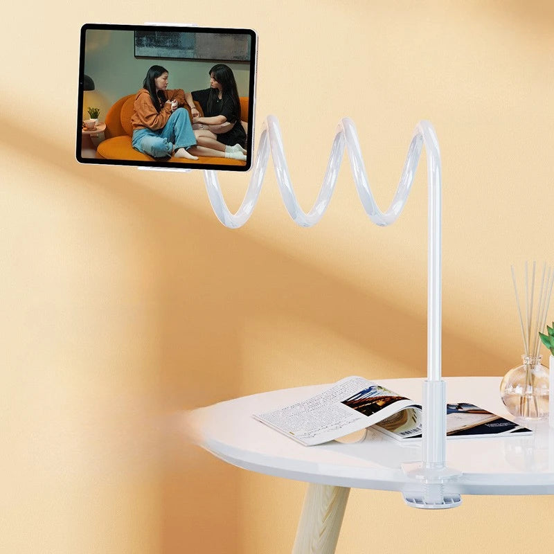 High-quality Mobile Phone Stand Lazy Bedside Ipad Tablet Holder Desktop Cantilever Support Bracket Live Streaming Accessories Zpaxo WHITE