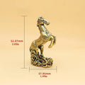 2026 Year Horse Statue Brass Animal Figurine Chinese Mascot Wealth