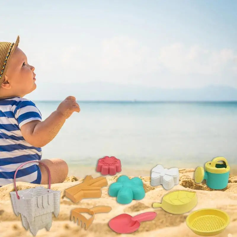 Kids Beach Sand Toy 10X Funny Interactive Playset Castle Toys Bucket Zpaxo