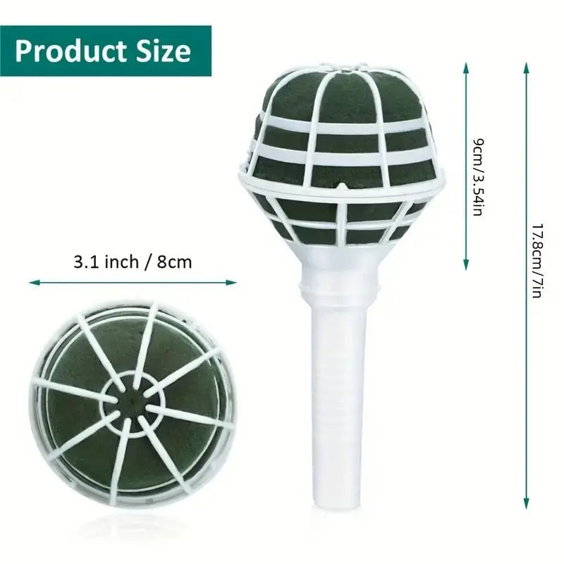 Foam Bouquet Handle Holder Floral DIY Wedding Decor Artificial Flower