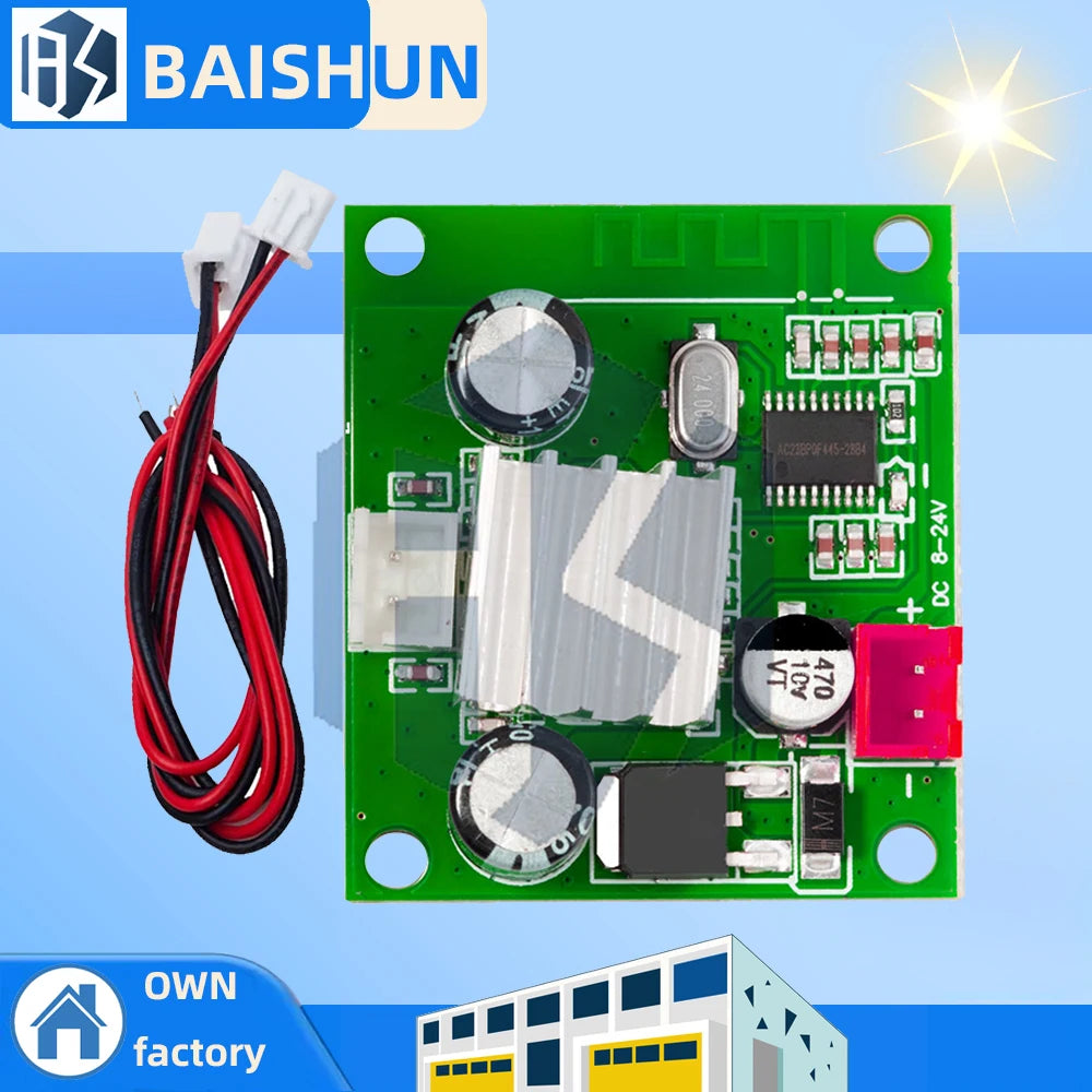 30W TWS Stereo Bluetooth 5 3 Amplifier Board 12-24V DC Dual-channel Zpaxo