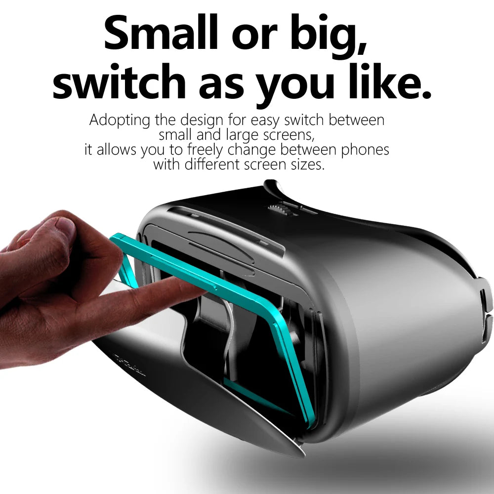 VRG PRO X7 3D VR Headset Goggles – iPhone & Android VR Headset Zpaxo