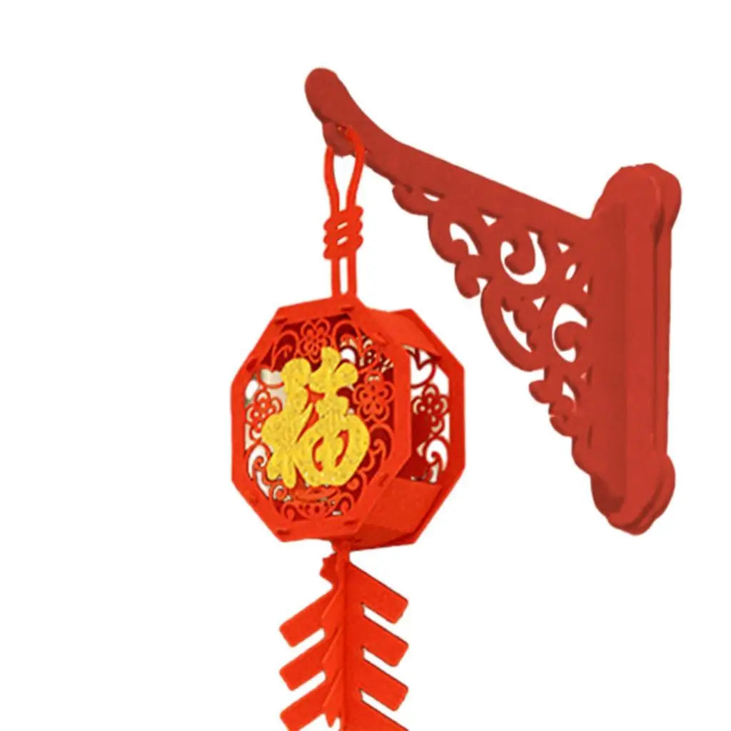 2x Chinese New Year Hanging Decorations, 2024 Chinese Fu Characters, Home Spring Festival Decor for Bedroom, Spring Festival Zpaxo