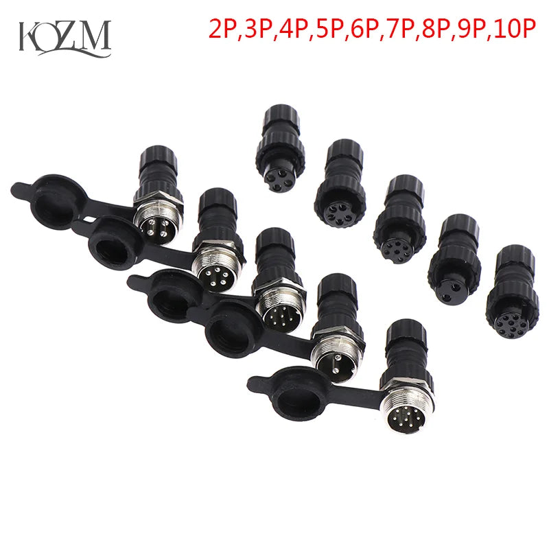 QL16 Waterproof Aviation Plug 2–10 Pin Welded Connector Socket Electrical Connector Zpaxo
