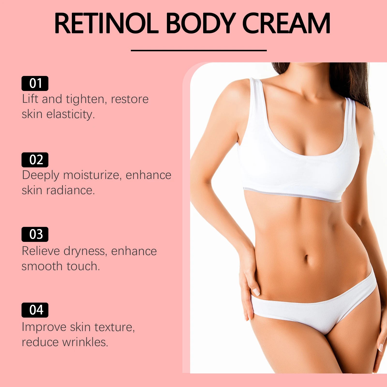 OceAura Retinol Firming Body Cream – Anti-Wrinkle & Tightening Firming Body Cream Zpaxo