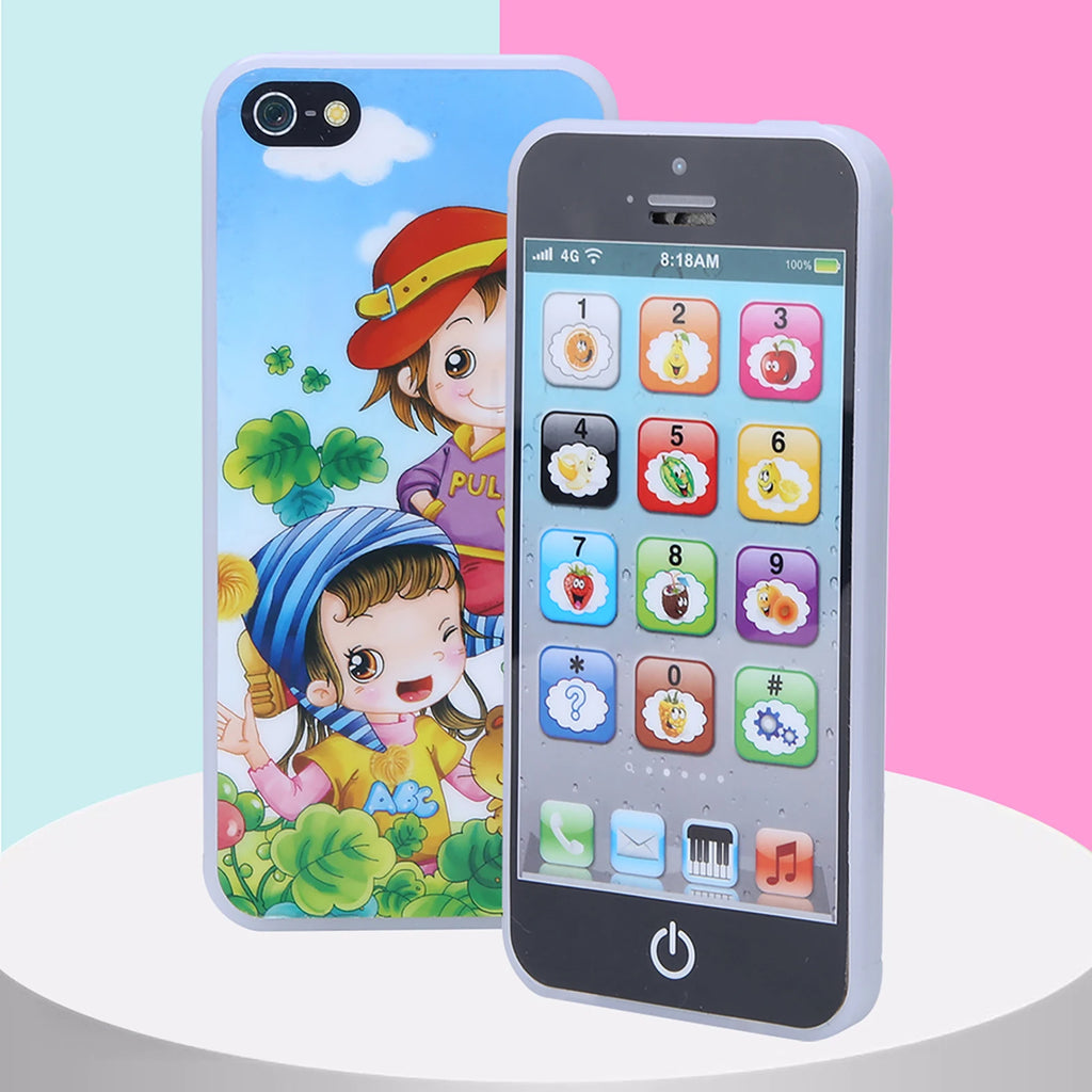 Baby Early Educational Toy English Learning Machine Music Light Touch Screen Mobile Learning Phone Toy Early Child Development Zpaxo