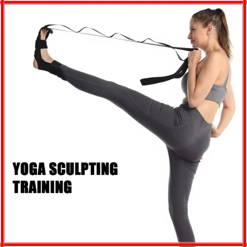Yoga Leg Stretcher Strap – Ballet, Dance & Gymnastics Flex Belt Yoga Stretch Strap Zpaxo