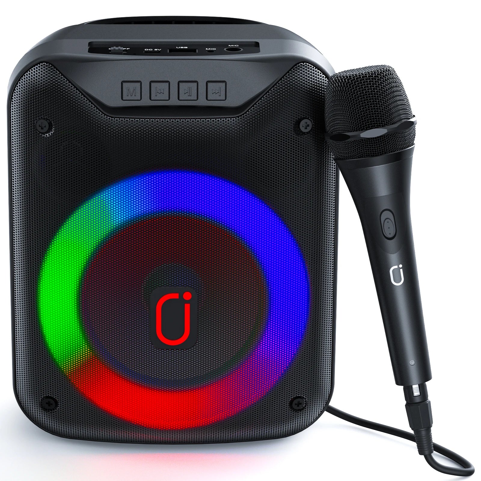 D18 High-power Portable Karaoke Speaker Microphone Wireless Bluetooth