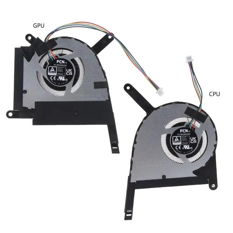 652F Portable CPU GPU Cooling Fan Replacement 4 Pin Power Connector Zpaxo