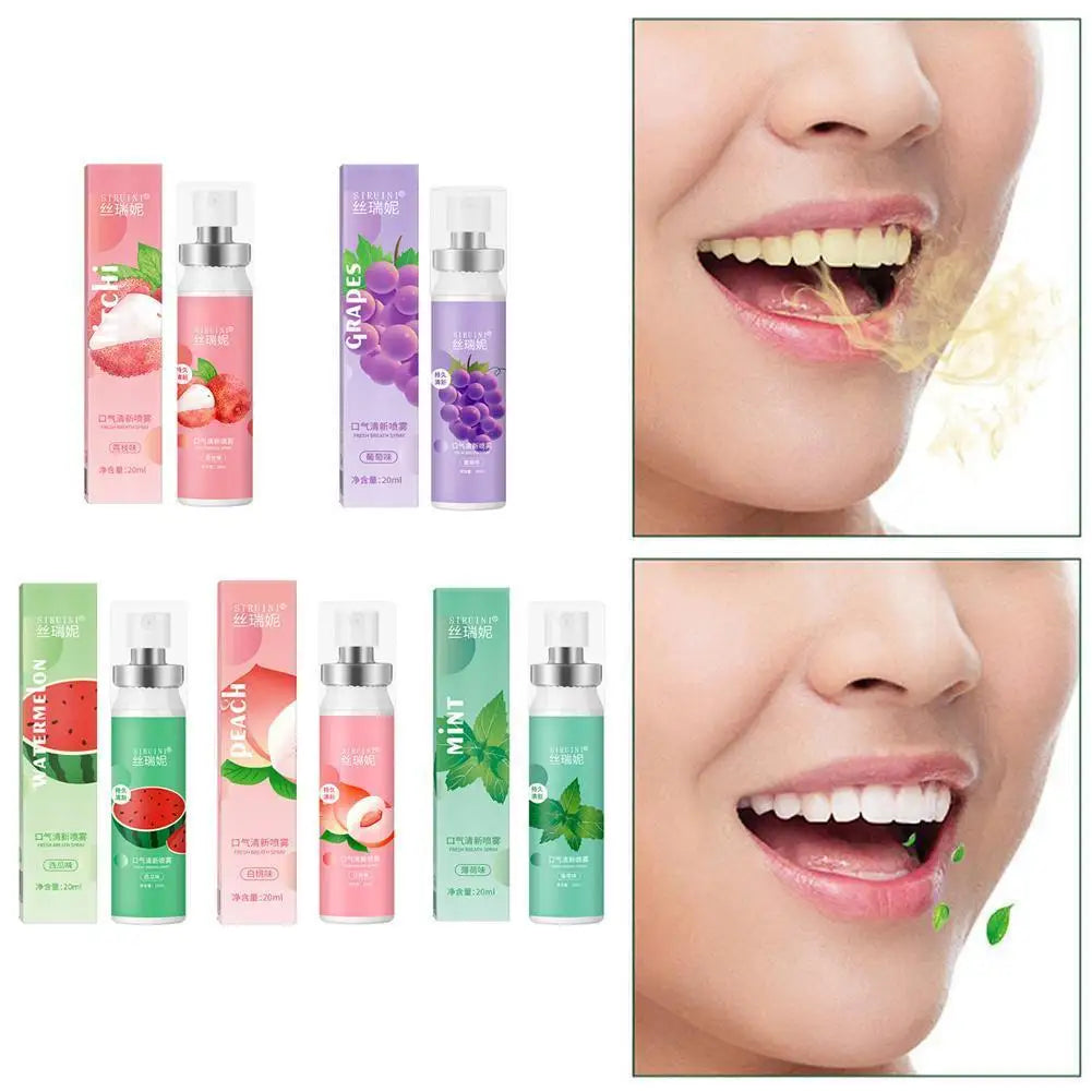 Fruity Breath Freshener Spray – Lychee & Watermelon, 20ml Breath Freshener Spray Zpaxo