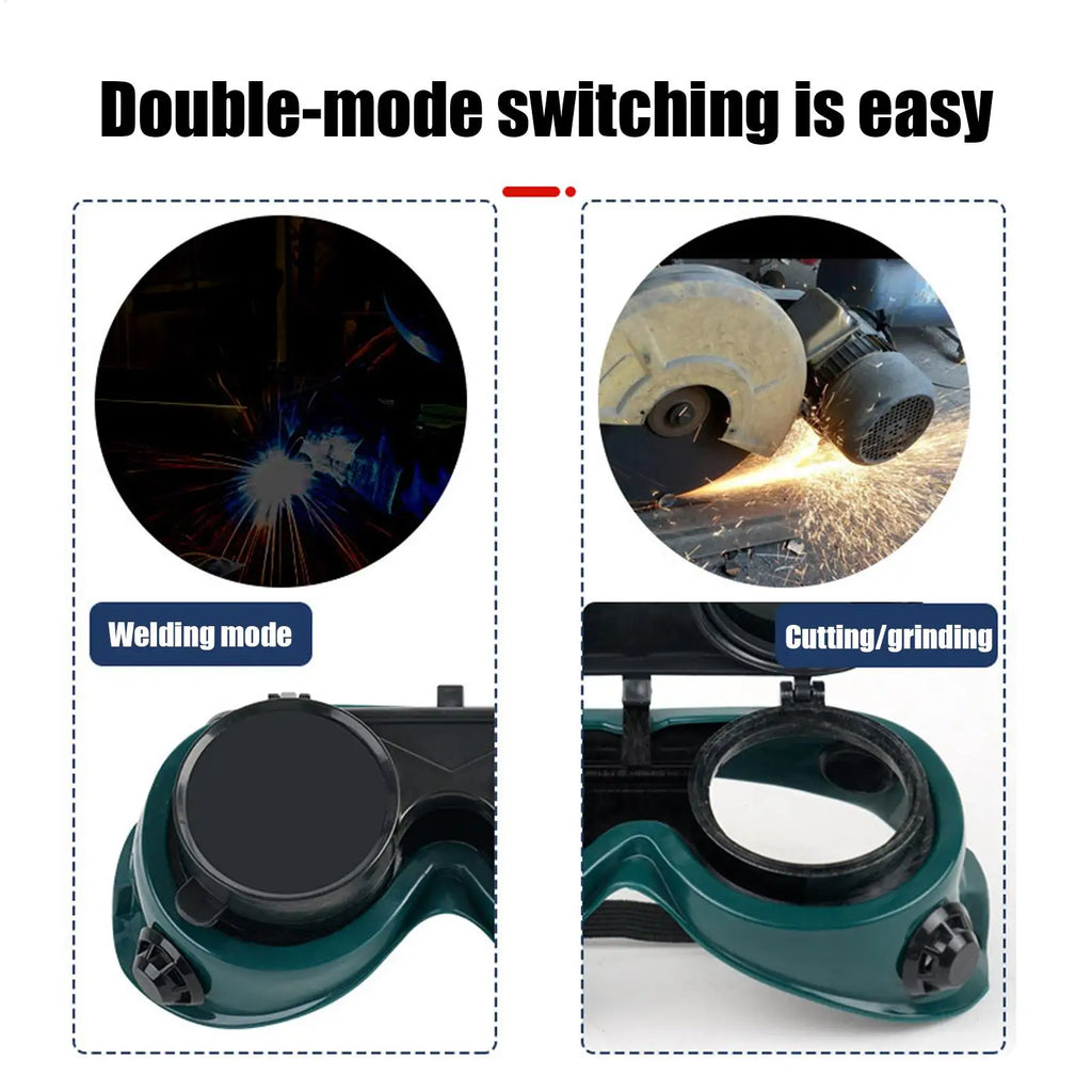 Anti-glare Protective Welding Glasses Portable Welding Goggles With Flipup Safety Protective Grinding Glasses Welder Protection Zpaxo