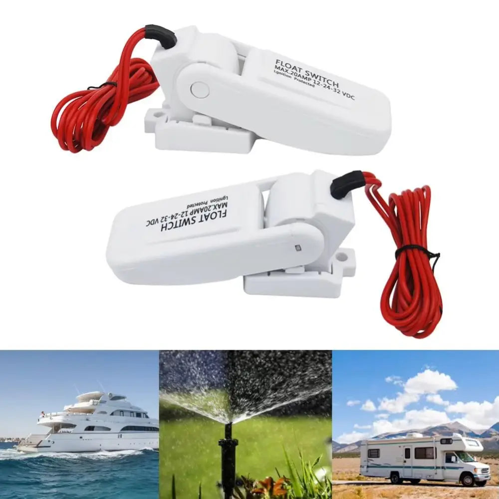 DC 12V Water Pump Switch Submersible Automatic Float Switch Water Level Controller Electric Automatic Electric Pump Bilge Pump Zpaxo