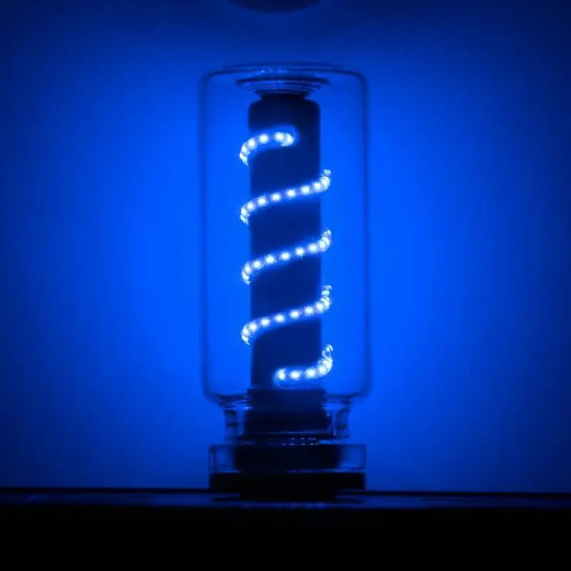 For Daily Lighting Bulb Atmosphere Lamp LED Spiral Filament Light Handmade DIY Camping Light LED Flexible Retro USB Light Bulb Zpaxo Blue