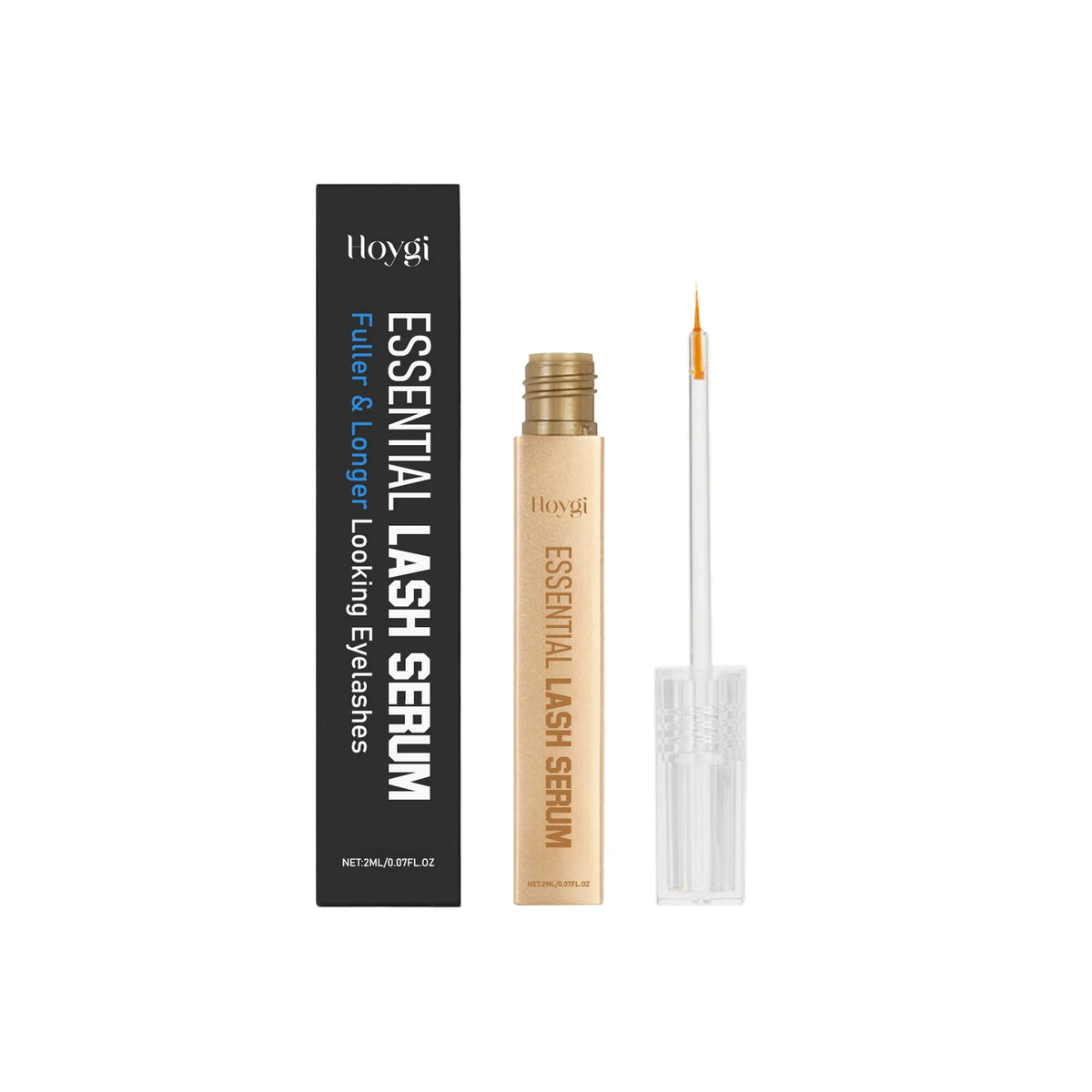 Hoygi 2ml Lash Enhancing Serum Natural Looking Lift and Definition Smudge Proof Flex Hold Formula Clump Free Daily Mascara Zpaxo 1PC