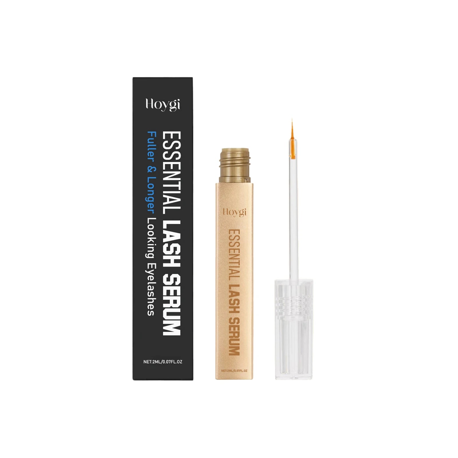 Hoygi 2ml Lash Enhancing Serum Natural Looking Lift and Definition Smudge Proof Flex Hold Formula Clump Free Daily Mascara Zpaxo 1PC