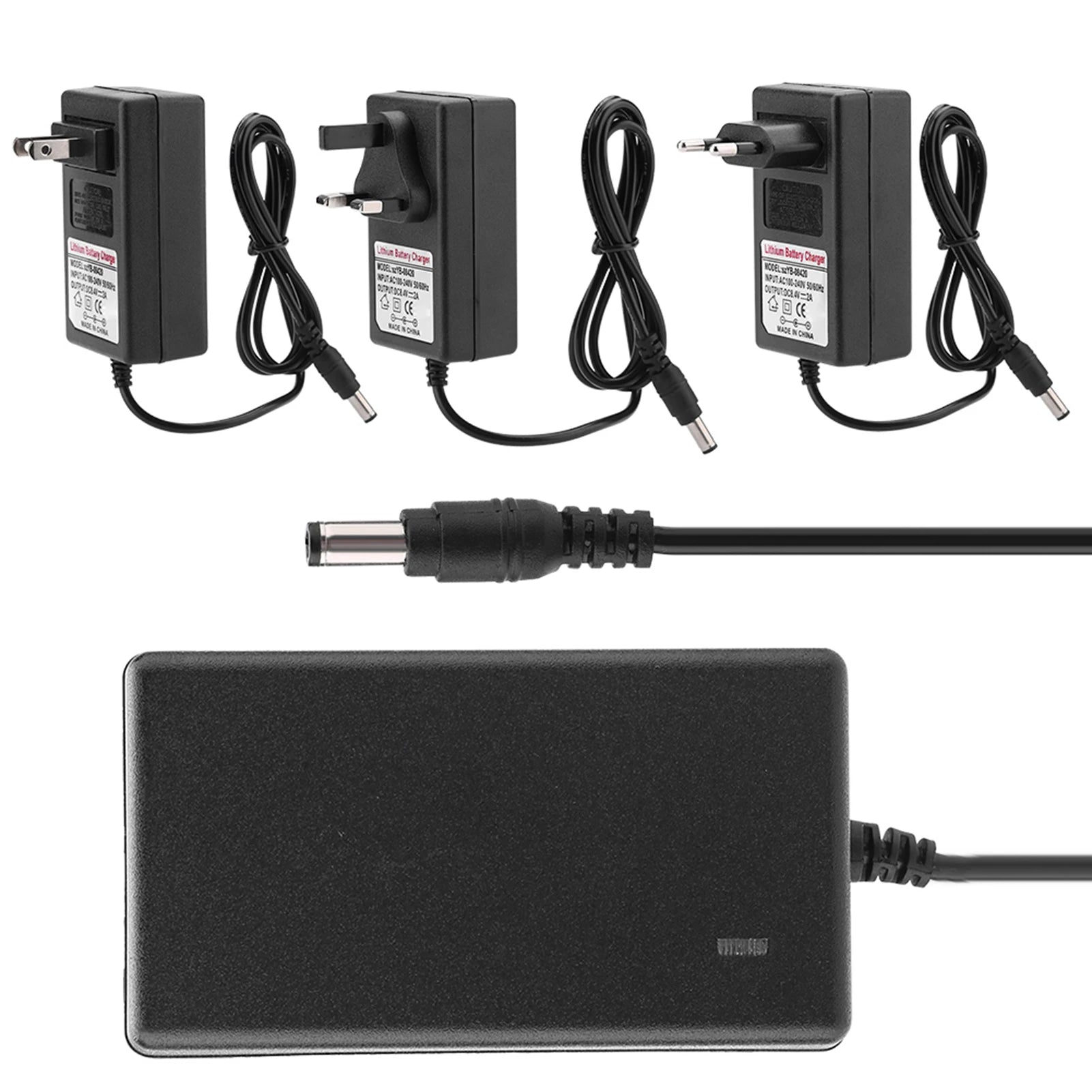 AC 100-240V DC 21V 2A Safe Charge Power Supply Adapter Lithium Ion