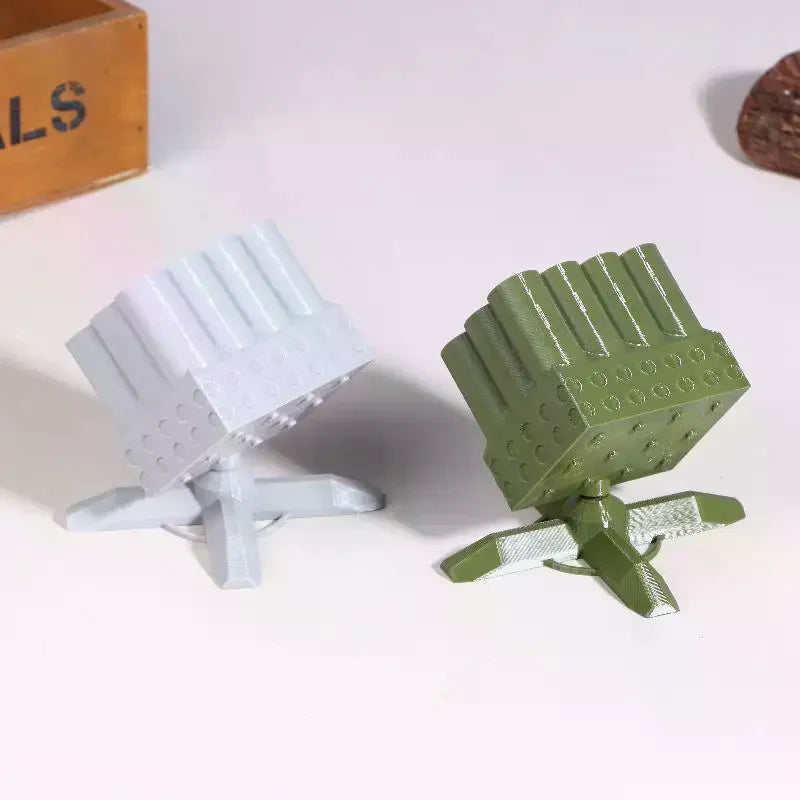 3D Printed Missile Shaped Battery Storage Box Creative AA Battery Organizer Batteries Boxes T Creative Desktop Figurines Zpaxo