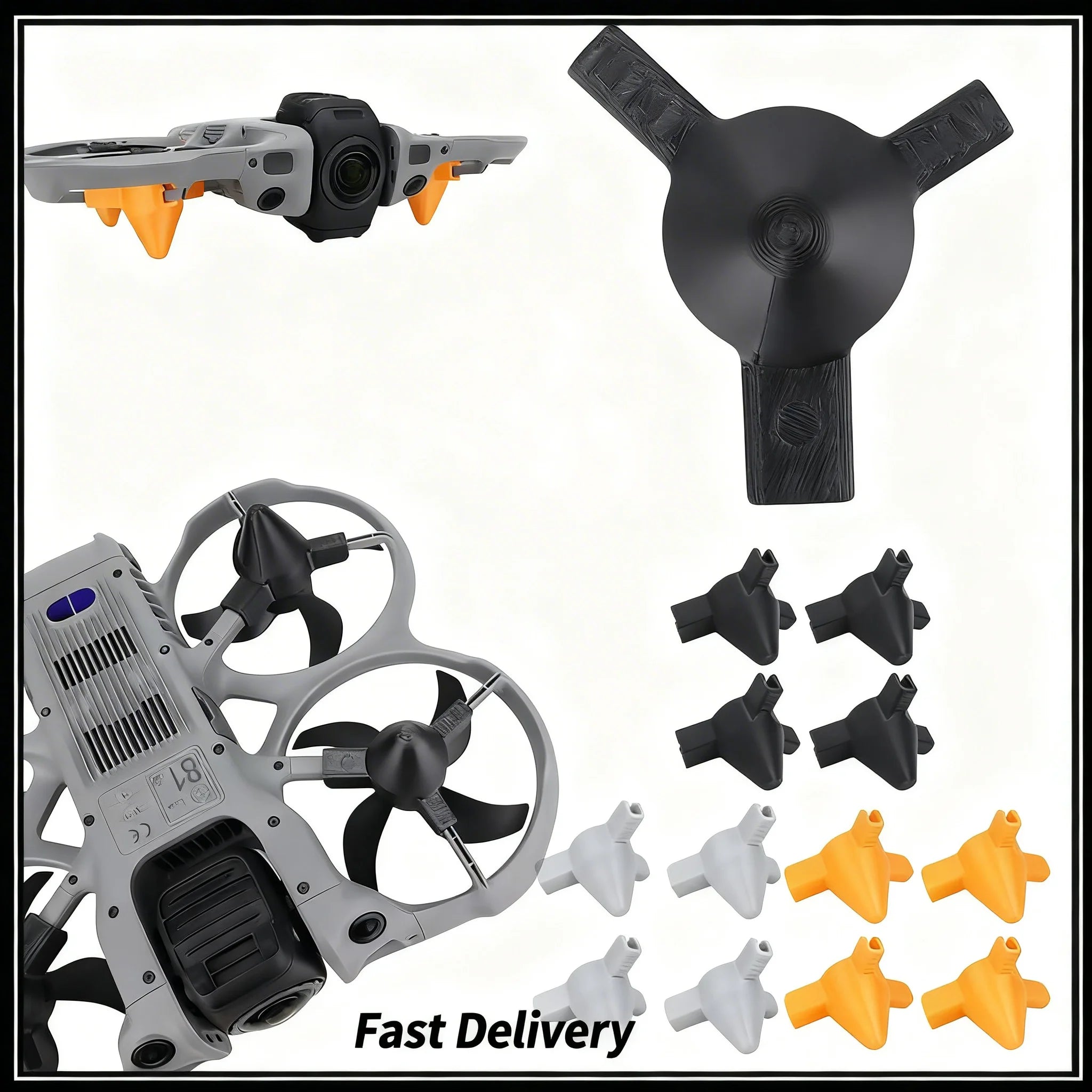 DJI Avata 360 Landing Gear Risers – 20mm Height Boost (3 Colors) Drone Landing Gear Zpaxo