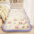Flower Plush Area Rugs Living Room Bedroom Non Slip Door Mat Ultra
