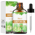 100ml/30ml castor oil pure essential oil skin care hair care can make hair smoother aromatherapy aromatherapy essential oil Zpaxo 100ML CASTOR OIL Other