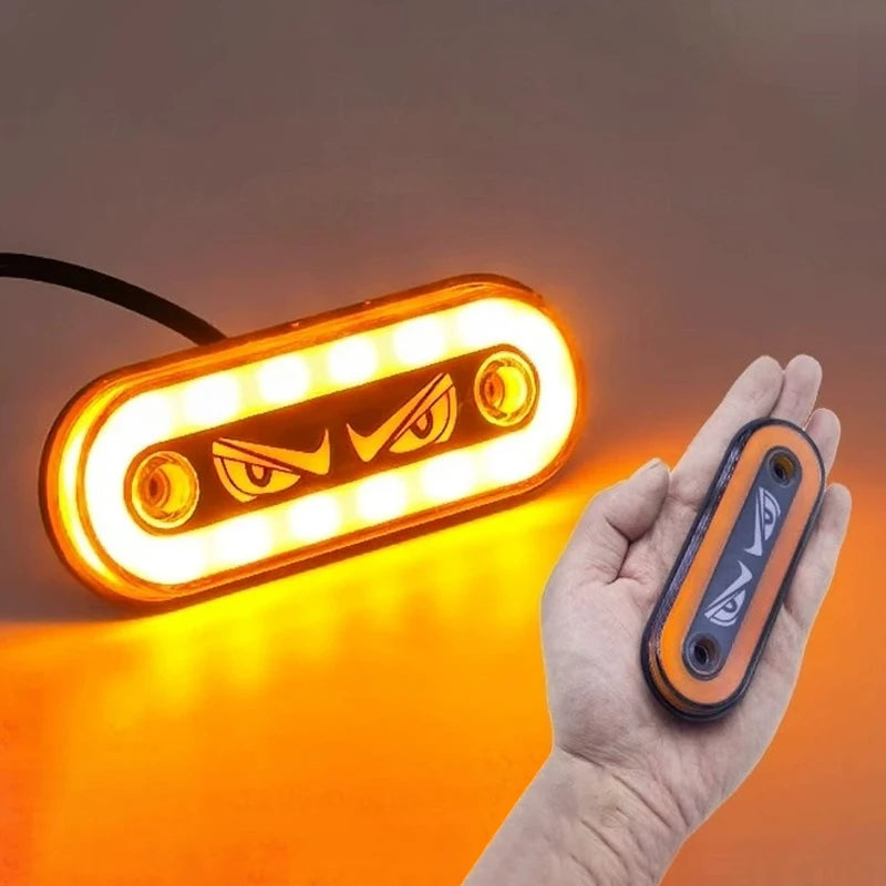 12V/24V LED Side Marker Light – Flashing & Constant Modes