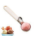 Stainless Steel Ice Cream Scooper Multifunctional Pressable Fruit Spoon Dual-Purpose Ice Cream Ball Spoon Kitchen Supplies Zpaxo Default Title