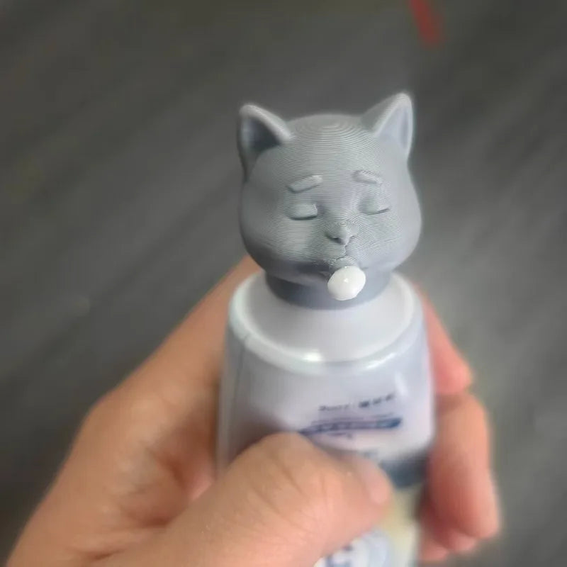 Creative Cat Toothpaste Squeezer Adorable Animal-shaped Dispenser