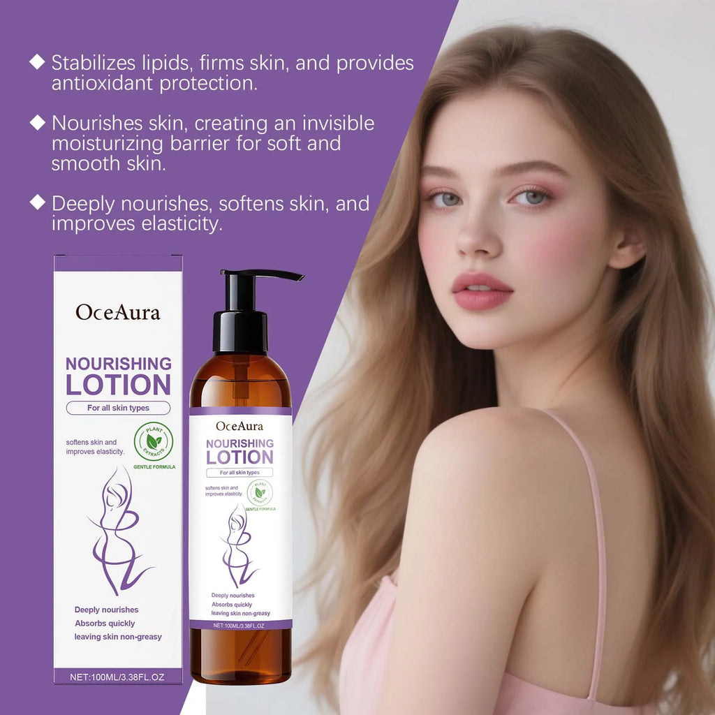 Lavender Body Lotion for Dry Skin Winter Skincare Deep Nourishing Rich Cream with Coconut Oil Christmas Gift New Year Present Zpaxo