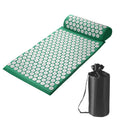 Massager Mat Shakti Mat Massage Yoga Mat Acupressure Relieve Stress Back Body Pain Spike Mat Acupuncture Massage Cushion Zpaxo bag different green