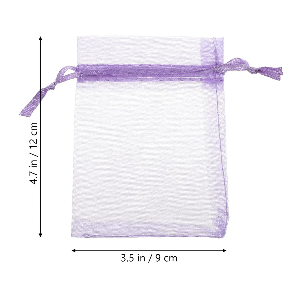 Small Drawstring Pouch Organza Bags Sachet Empty Jewelry Packaging