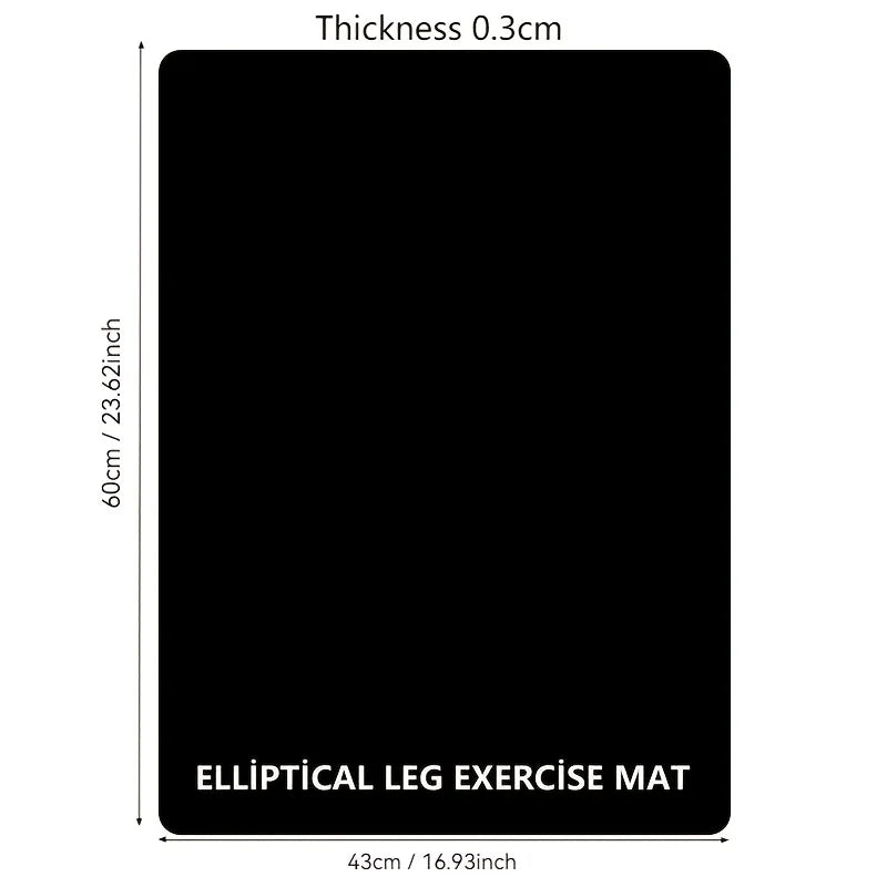Soundproof Shock-absorbing Stepping Machine Mat Made PU Material Anti Zpaxo black