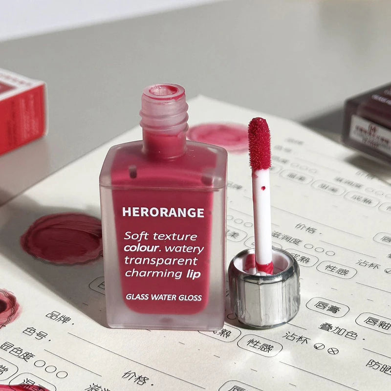Water Light Mirror Lip Glaze Long-lasting Moisturizing Shiny Gloss Zpaxo
