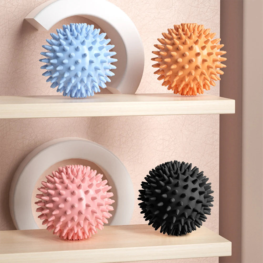 Foot Massage Ball With Spikes Pilates Yoga Sports Fitness Muscle Relaxation Massage Ball Plantar Fasciitis Therapy Ball for Hand Zpaxo